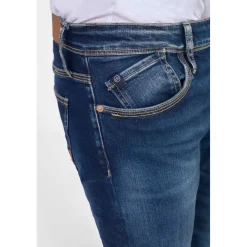 Jeans regular, droit 800/12, longueur 34 bleu Elijah