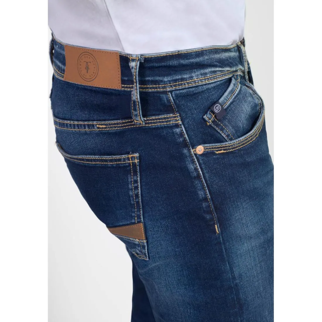 Jeans regular, droit 800/12, longueur 34 bleu Elijah