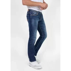 Jeans regular, droit 800/12, longueur 34 bleu Elijah