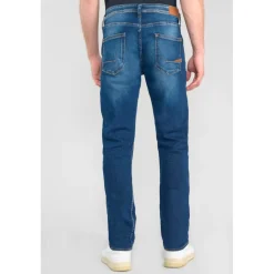 Jeans regular, droit 800/60 loose, longueur 34 bleu en coton Oak