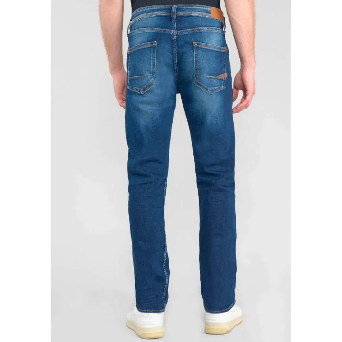 Jeans regular, droit 800/60 loose, longueur 34 bleu en coton Oak