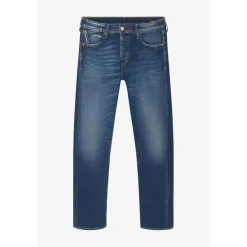 Jeans regular, droit 800/60 loose, longueur 34 bleu en coton Oak