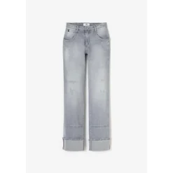 Jeans regular, droit 400/28 regular loose taille haute, longueur 34 gris Skye