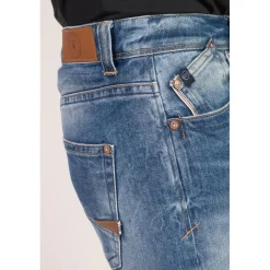 Jeans regular, droit 800/60 regular, longueur 34 bleu Yuri