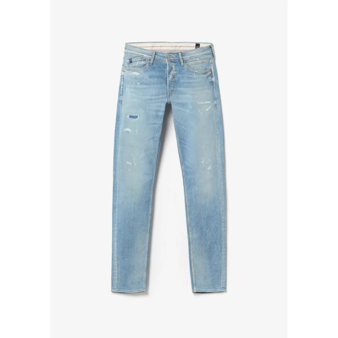 Jeans regular, droit 700/17 relax, longueur 34 bleu en coton Kai
