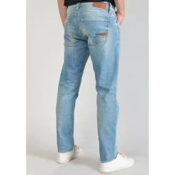 Jeans regular, droit 700/17 relax, longueur 34 bleu en coton Kai