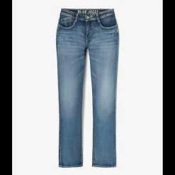 Jeans regular, droit jogg 800/12 regular , longueur 34 bleu Juan