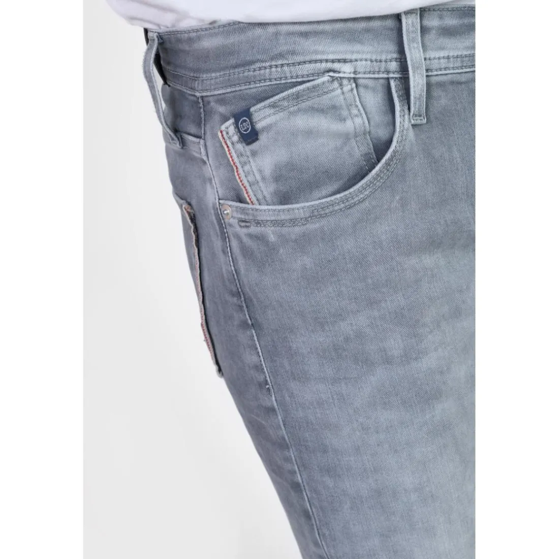 Jeans regular, droit jogg 800/12 regular , longueur 34 gris en coton Eloy