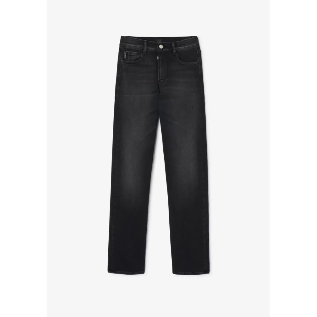 Jeans regular droit, longueur 34 noir Mattia en coton Tom