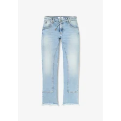 Jeans regular, droit PRISSE, 7/8ème bleu en coton Gwen