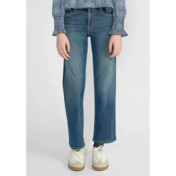 Jeans regular, droit pulp slim taille haute, longueur 34 bleu Zoe