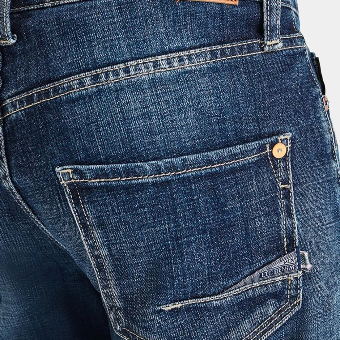 Jeans regular, droit regular, longueur 34 bleu Orin