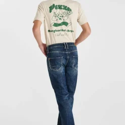 Jeans regular, droit regular, longueur 34 bleu Orin