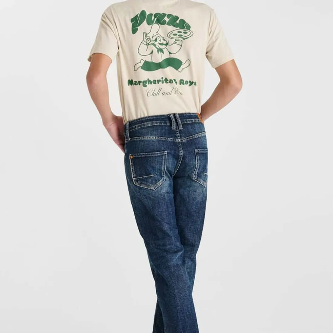 Jeans regular, droit regular, longueur 34 bleu Orin