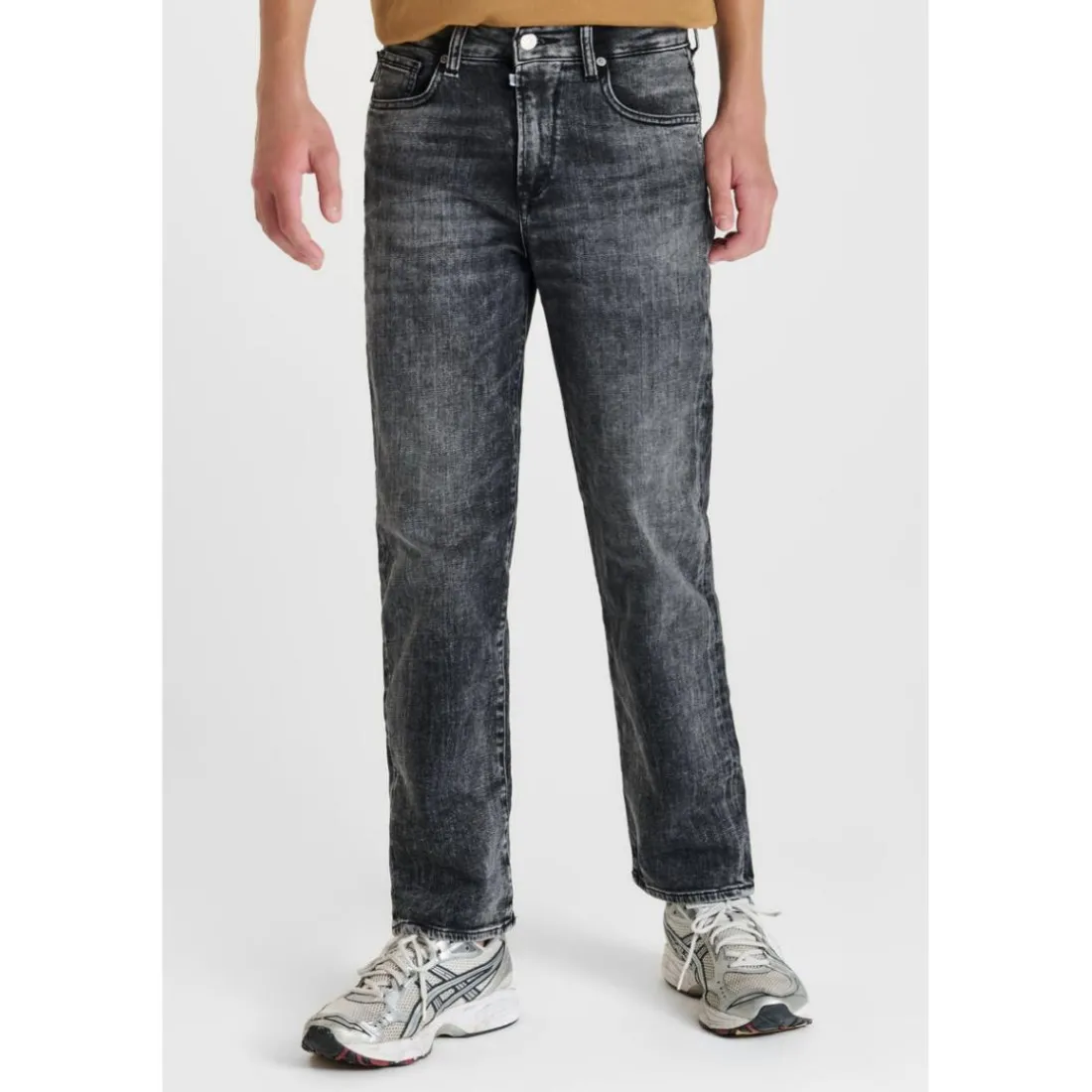 Jeans regular, droit regular, longueur 34 gris Lars