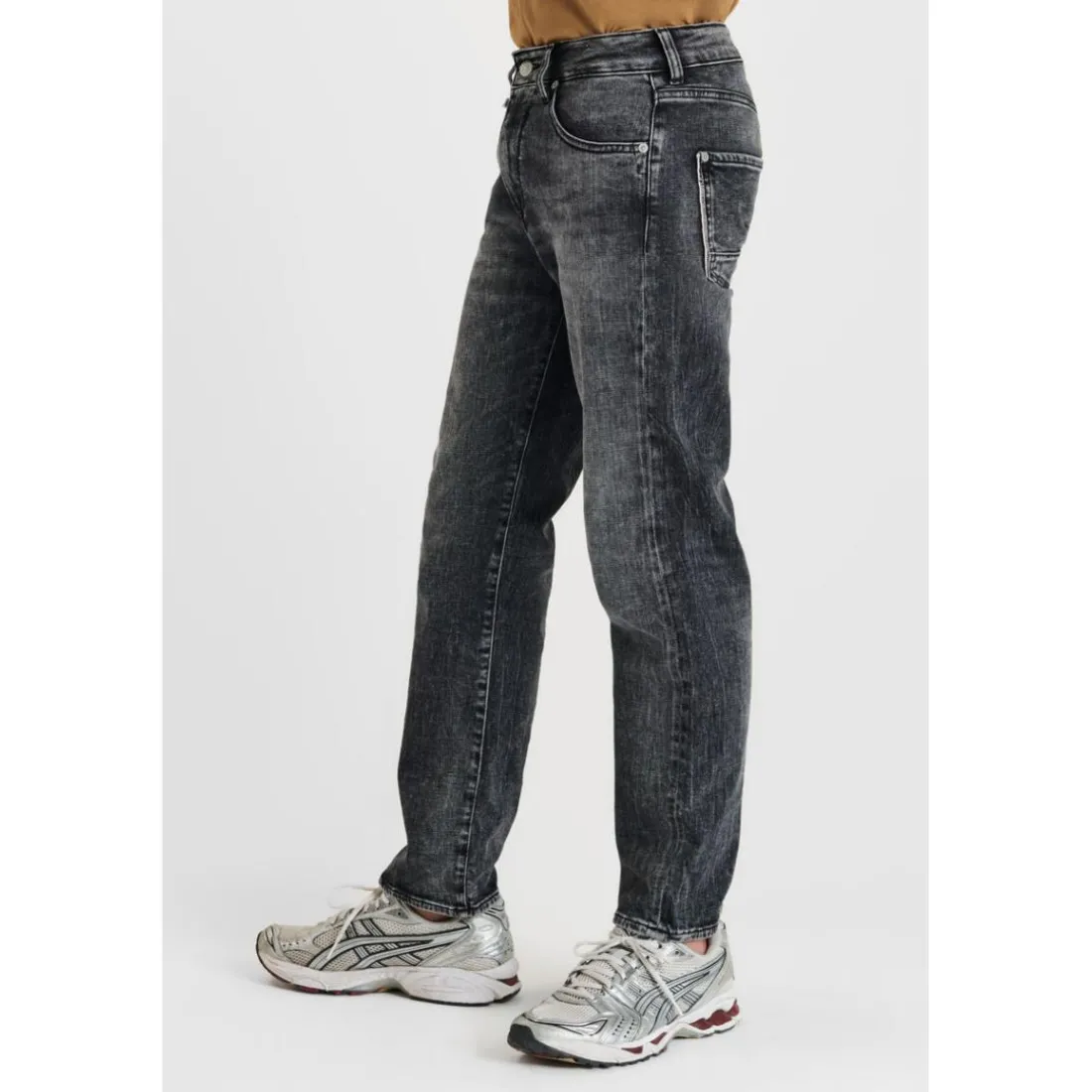 Jeans regular, droit regular, longueur 34 gris Lars