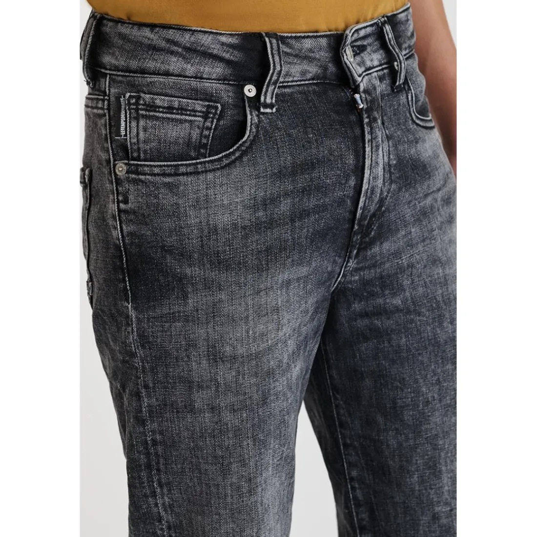 Jeans regular, droit regular, longueur 34 gris Lars