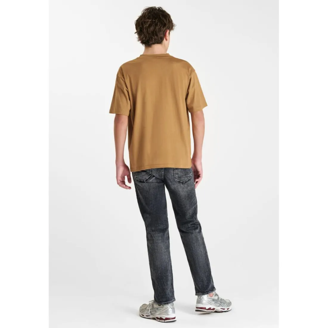 Jeans regular, droit regular, longueur 34 gris Lars