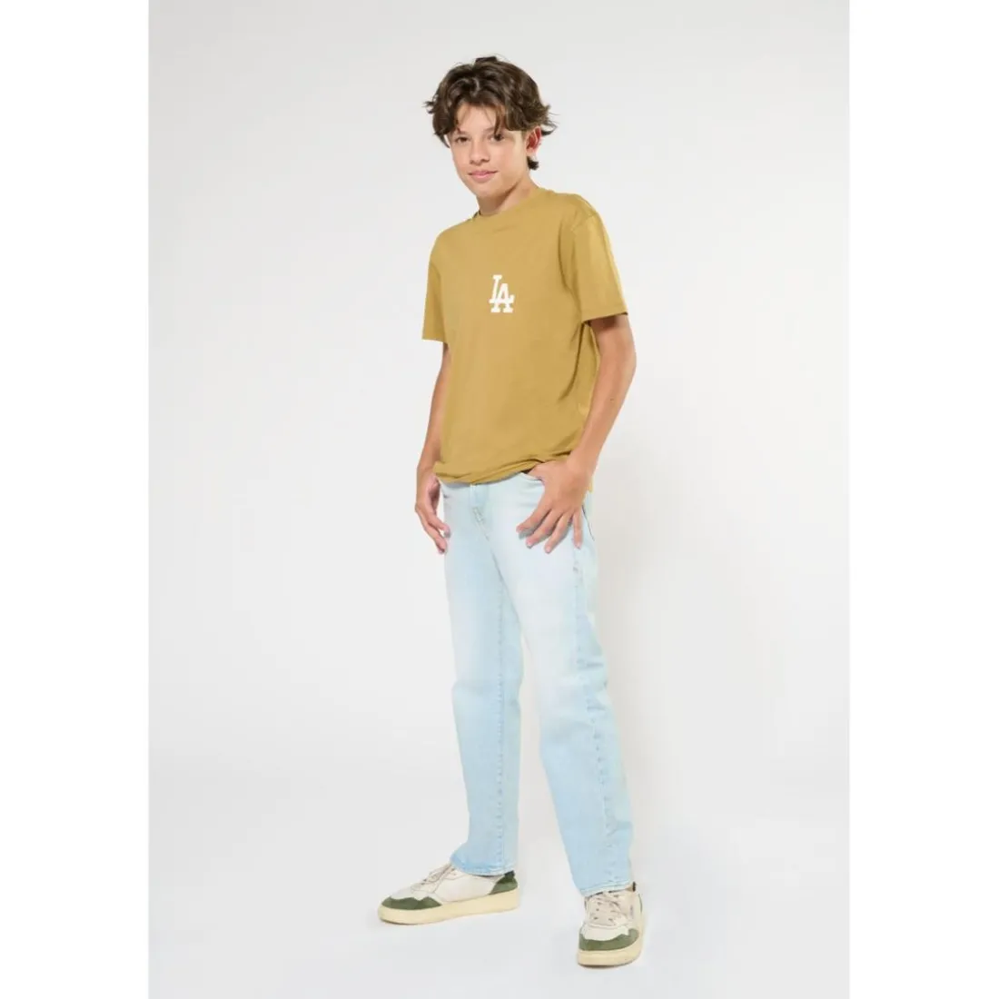Jeans regular, droit regular, longueur 34 bleu Ian