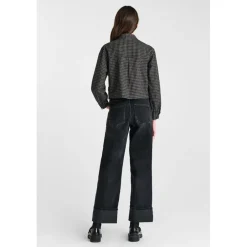 Jeans regular, droit REVERS, longueur 34 noir Ines