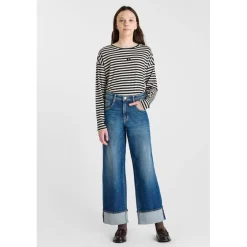 Jeans regular, droit REVERS, longueur 34 bleu Lina