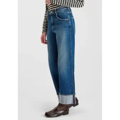 Jeans regular, droit REVERS, longueur 34 bleu Lina