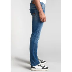 Jeans regular Pazy 800/12, longueur 34 bleu en coton
