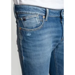 Jeans regular Pazy 800/12, longueur 34 bleu en coton