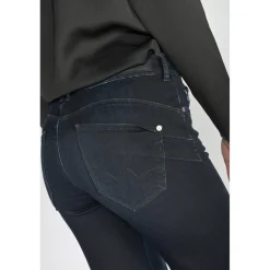 Jeans Sin pulp flare taille haute bleu-noir N°1 en coton
