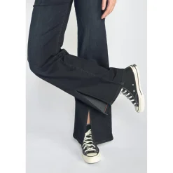 Jeans Sin pulp flare taille haute bleu-noir N°1 en coton