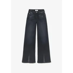 Jeans Sin pulp flare taille haute bleu-noir N°1 en coton