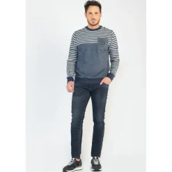 Jeans slim 700/11JO, longueur en coton