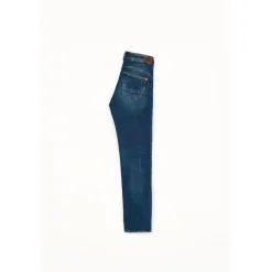 Jeans slim pulp regular taille haute 7/8ème bleu Dee