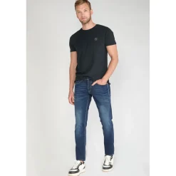 Jeans slim stretch 700/11, longueur 34 bleu Abel