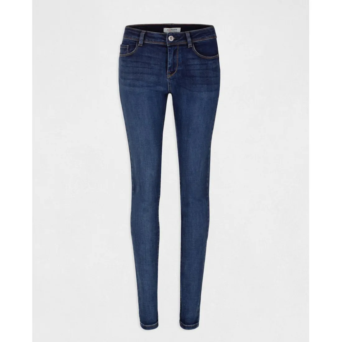 Jeans slim taille standard à poches