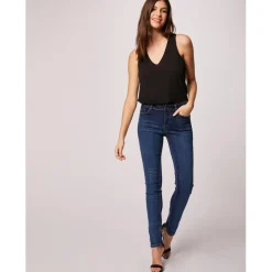 Jeans slim taille standard à poches