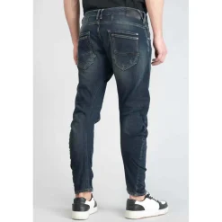 Jeans tapered 903, longueur 34 bleu en coton Owen