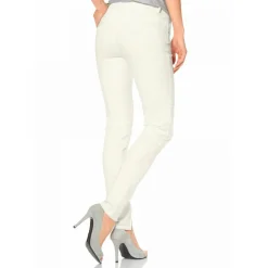 Jegging stretch Laura Scott - Beige écru en coton