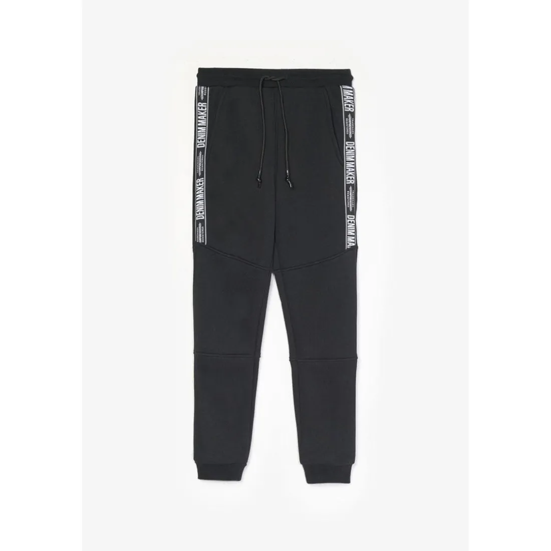 Jogging garçon, Yashibo noir en coton