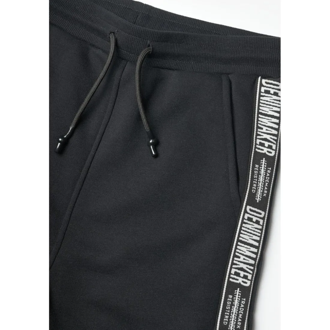 Jogging garçon, Yashibo noir en coton