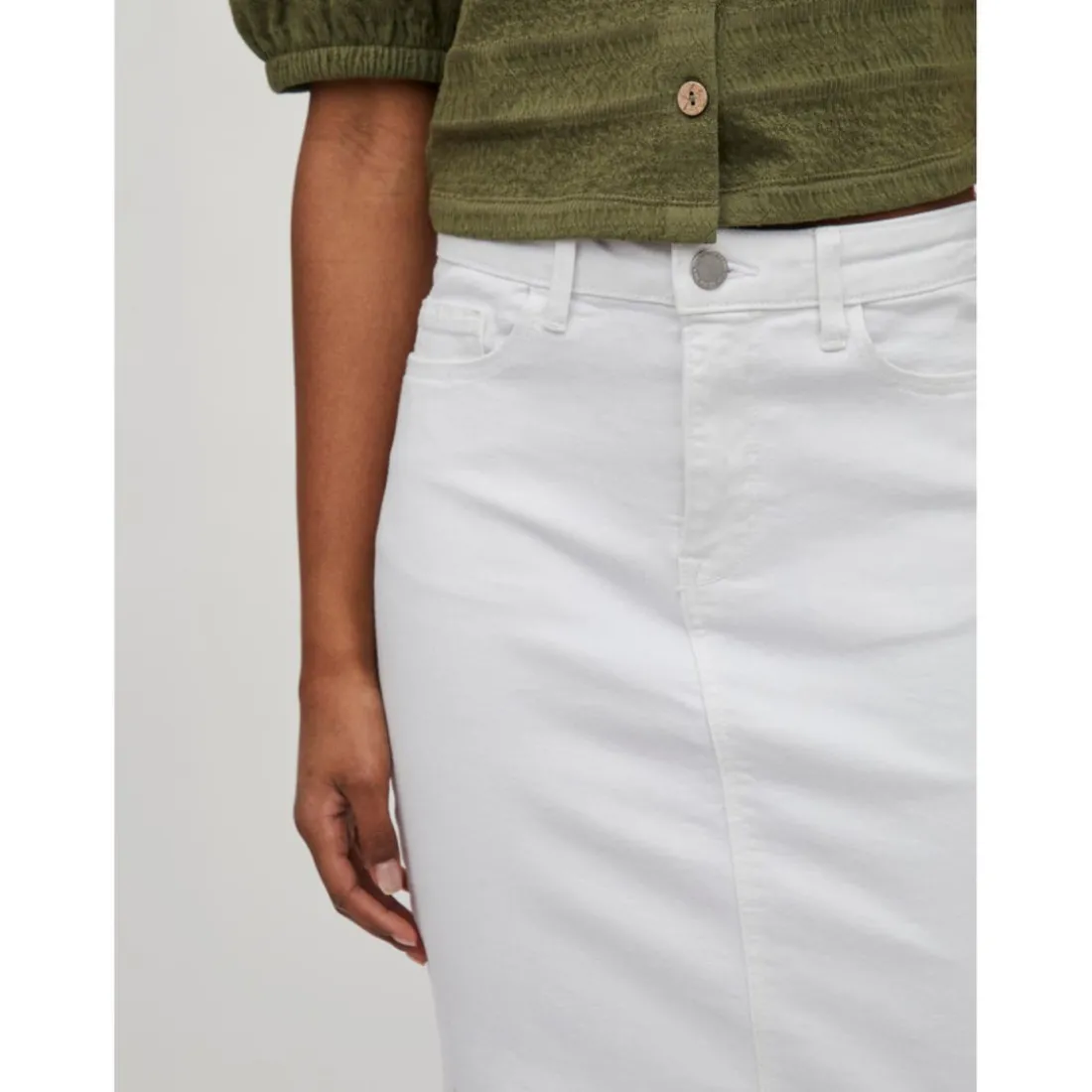 Jupe courte blanc Noor