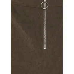 Jupe courte BXELEXIA vert olive
