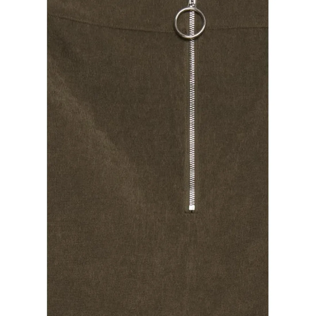 Jupe courte BXELEXIA vert olive