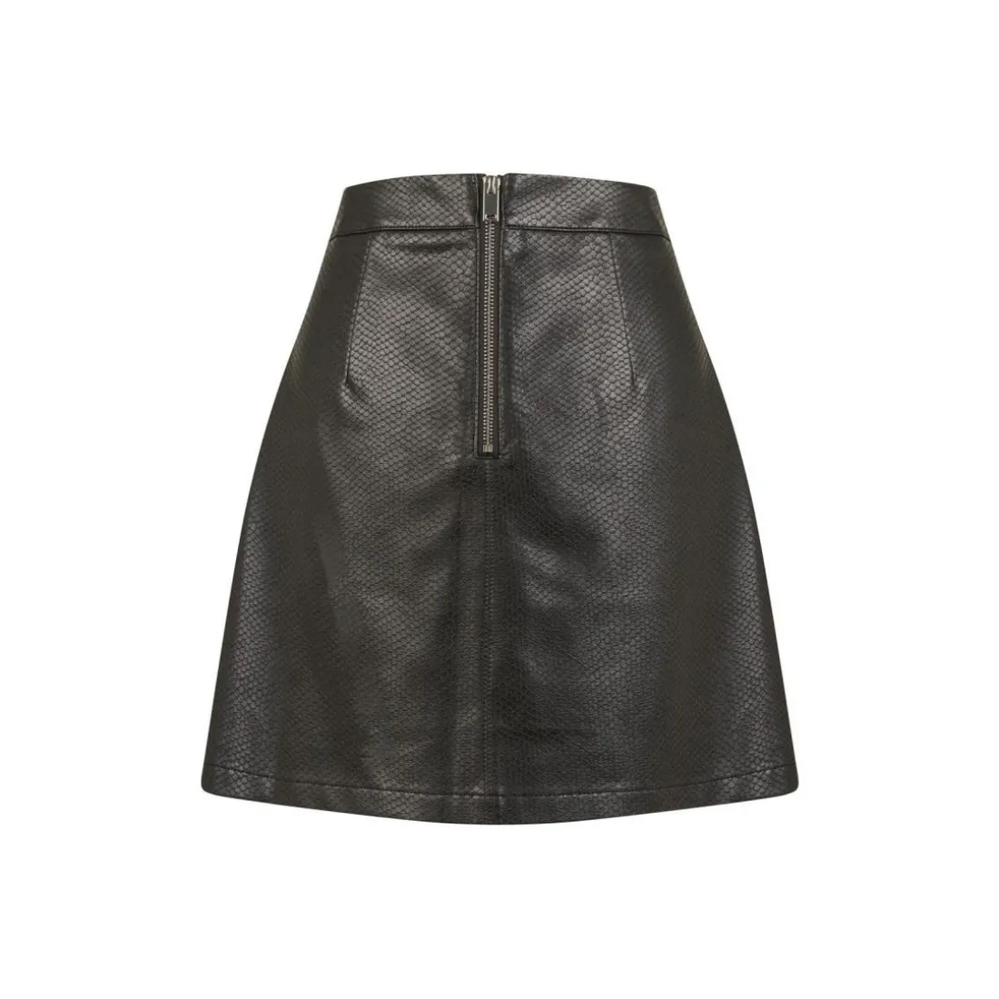 Jupe courte femme en simili noir