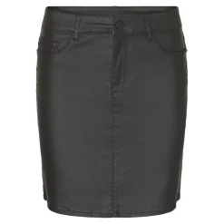 Jupe courte Taille moyenne noir en viscose