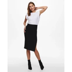 Jupe crayon noir Lia