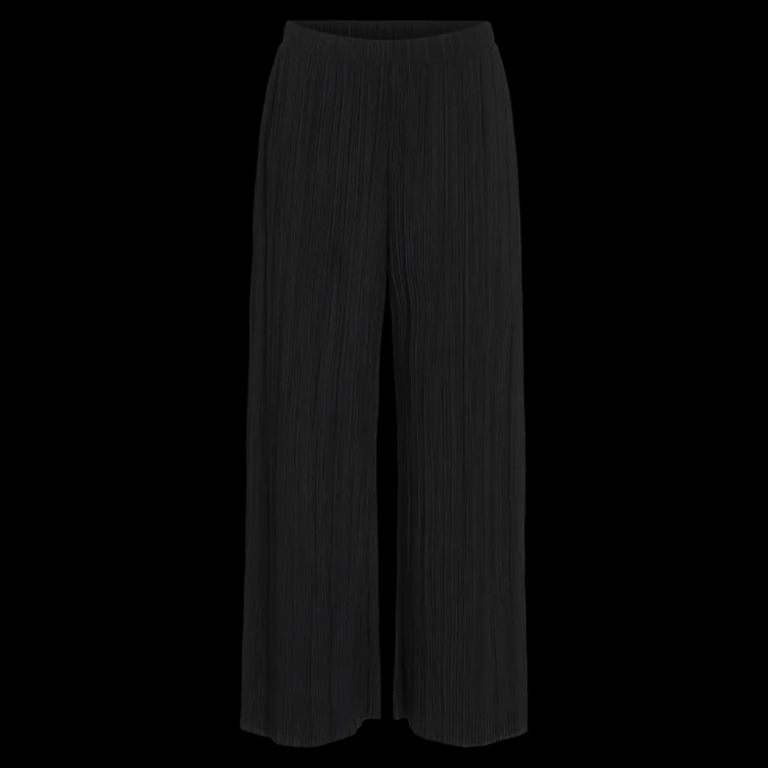 Jupe culotte taille haute noir