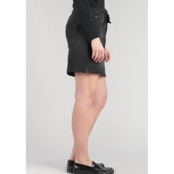 Jupe droite en jeans CALLAS noir
