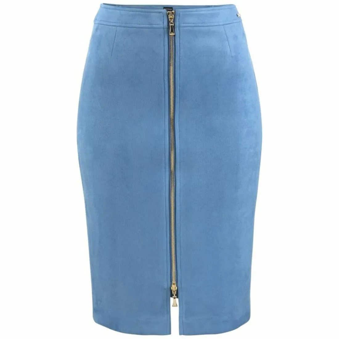 Jupe droite zip avant femme Bruno Banani - Bleue