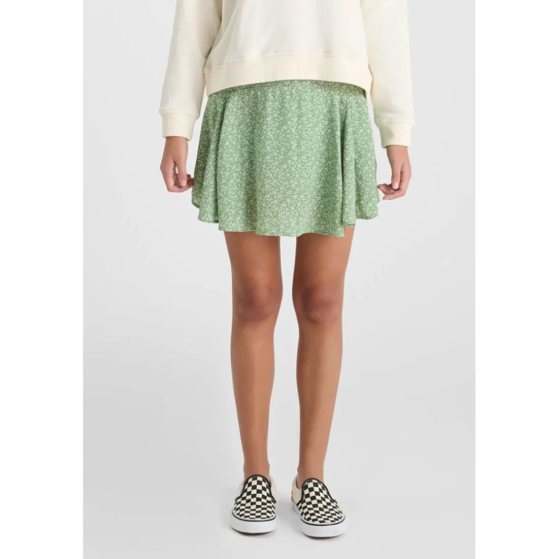 Jupe evasée, patineuse fille ERENAGI multicolore en coton Olia